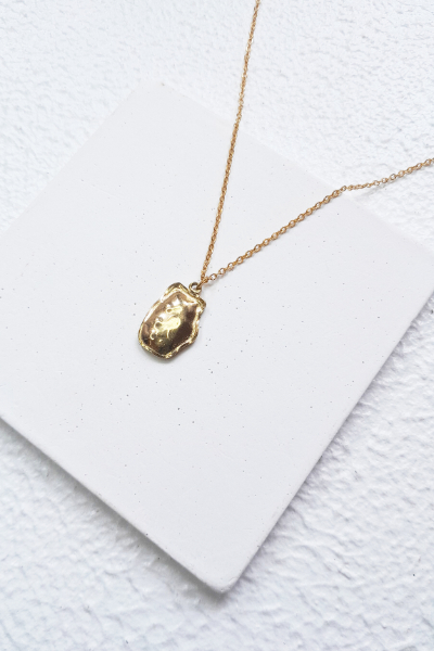 Gold Oranic Necklace - PD429